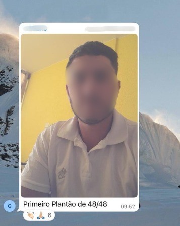 depoimento em forma de print de whatsapp